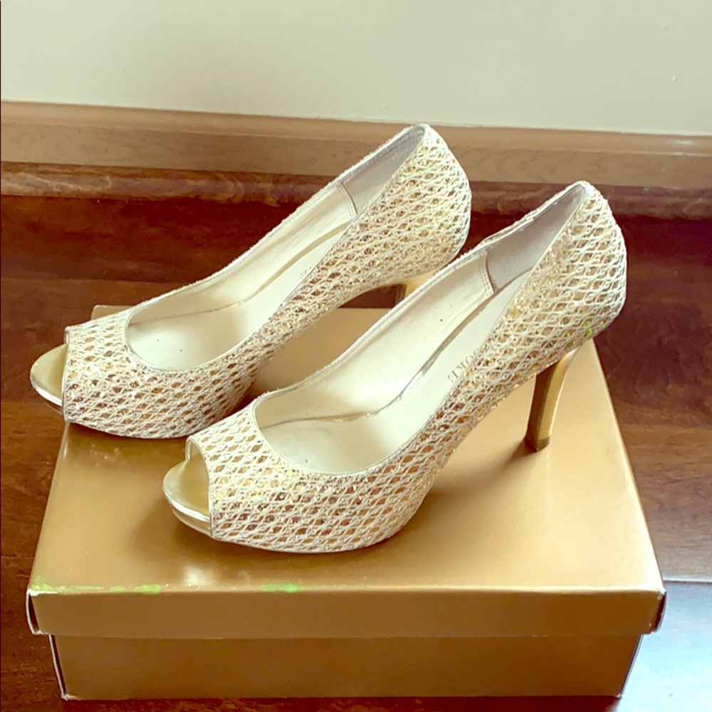 Gold Audrey Brooke Heels